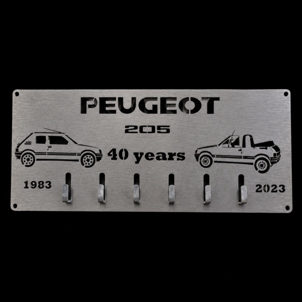 40 2 Peugeot 205 – Porte-Clés 40e Anniversaire