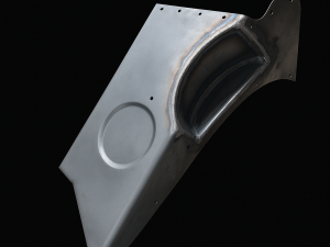 peugeot 205 binnen vleugel rechts met bovenste motorsteun voorbereidings paneel