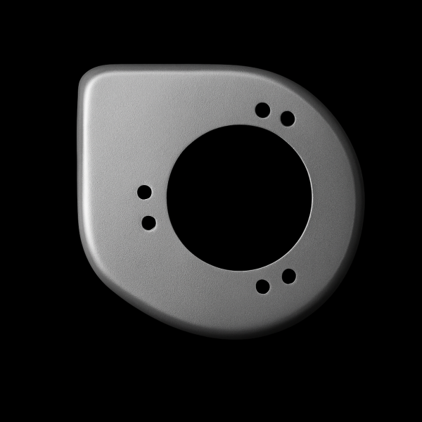 Tôle de réparation pour la tête d'amortisseur avant droite de Peugeot 205