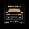 lightbox 40 Boîte lumineuse Peugeot 205 – 40e anniversaire (1983–2023)