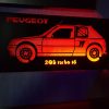 Boîte lumineuse Peugeot 205 T16