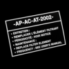 sticker autocollant pour boitier de filtre à air Peugeot 205 GTI/CTI