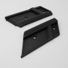 cabrio zwarte kap set plastics web Caches latéraux de capote – Noir – Peugeot 205 Cabriolet
