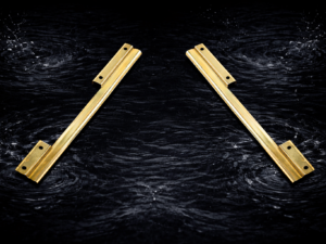 Kit de rails lève-vitre Peugeot 205 3 portes & 309 3 portes – Portes avant gauche + droite (avec caoutchoucs de montage)