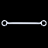 Strut Brace – Peugeot 205 GTI/CTI – White – Simple