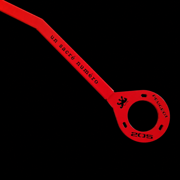 Strut Brace – Peugeot 205 TU Engine – Red