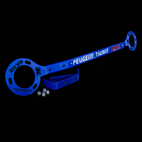 Barre anti-rapprochement Peugeot Talbot Sport – 205 GTI / CTI – Bleue