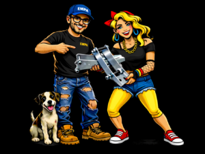 Kit renforcé de bras de fixation de train arrière Peugeot 205 / 309 – 2 pièces avec 6 boulons M12 x 1,25 écrous frein et rondelles