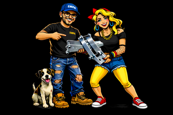 Versterkte Rear Axle Mounting Arm Set Peugeot 205 / 309 – 2 stuks incl. 6 bouten M12 x 1,25 borgmoeren en ringen