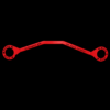 Barre Anti-Rapprochement Peugeot 205 TU – Édition EUROP RAID – Rouge