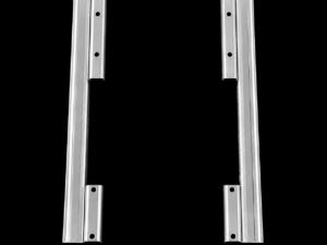 Front Window Guides Left + Right – Peugeot 205 / 309 (3-Door) – Incl. Mounting Rubbers