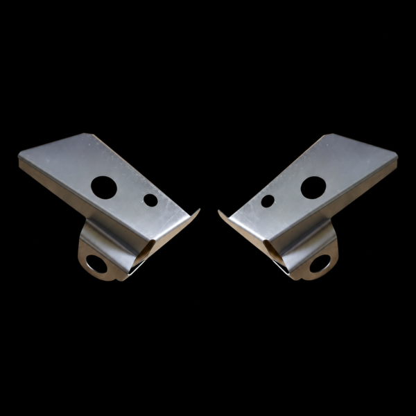 Tôle de réparation / supports de montage latéraux gauche + droit du pare-chocs arrière pour Peugeot 205