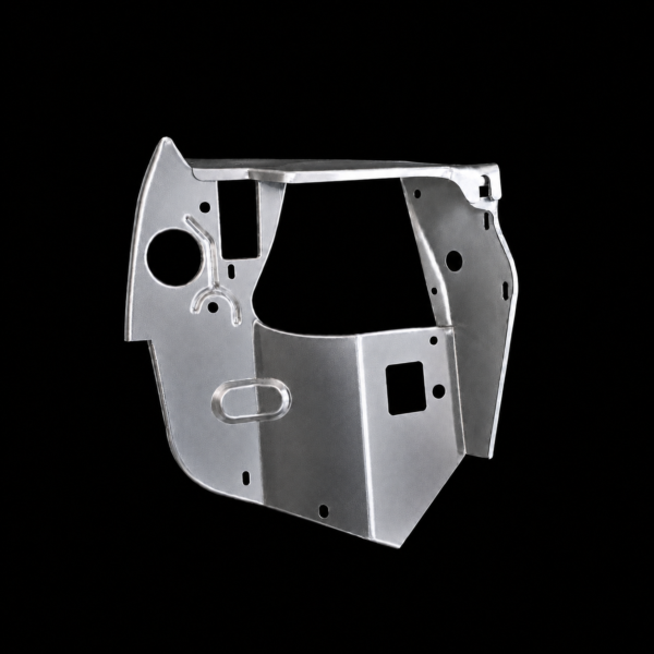 kop gat rechts Peugeot 205 Complete Right Headlight Panel Assembly – OEM 7114.52 / 7114.53 / 7114.54 – 1 mm Steel